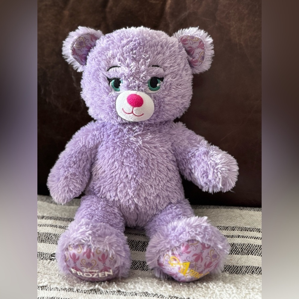 ✨Build-A-Bear Disney Frozen Anna Magical Sparkle Plush Teddy Bear - Rear✨
